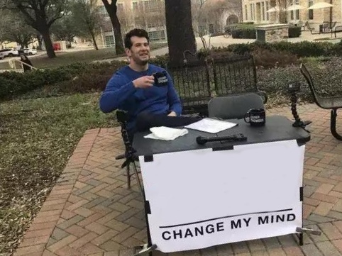 Change My Mind meme about RV SnapPad