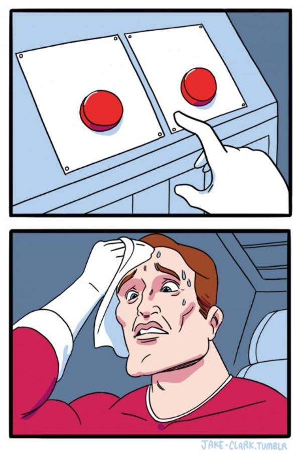 Two Buttons meme about RV SnapPad
